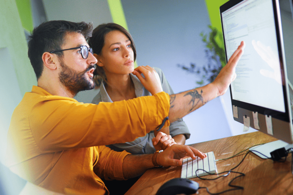 What Comes After Payments? The Next Phase of Embedded Finance: A Q&A 1 Vertical SaaS team reviewing how payments fit into their platform's user journey